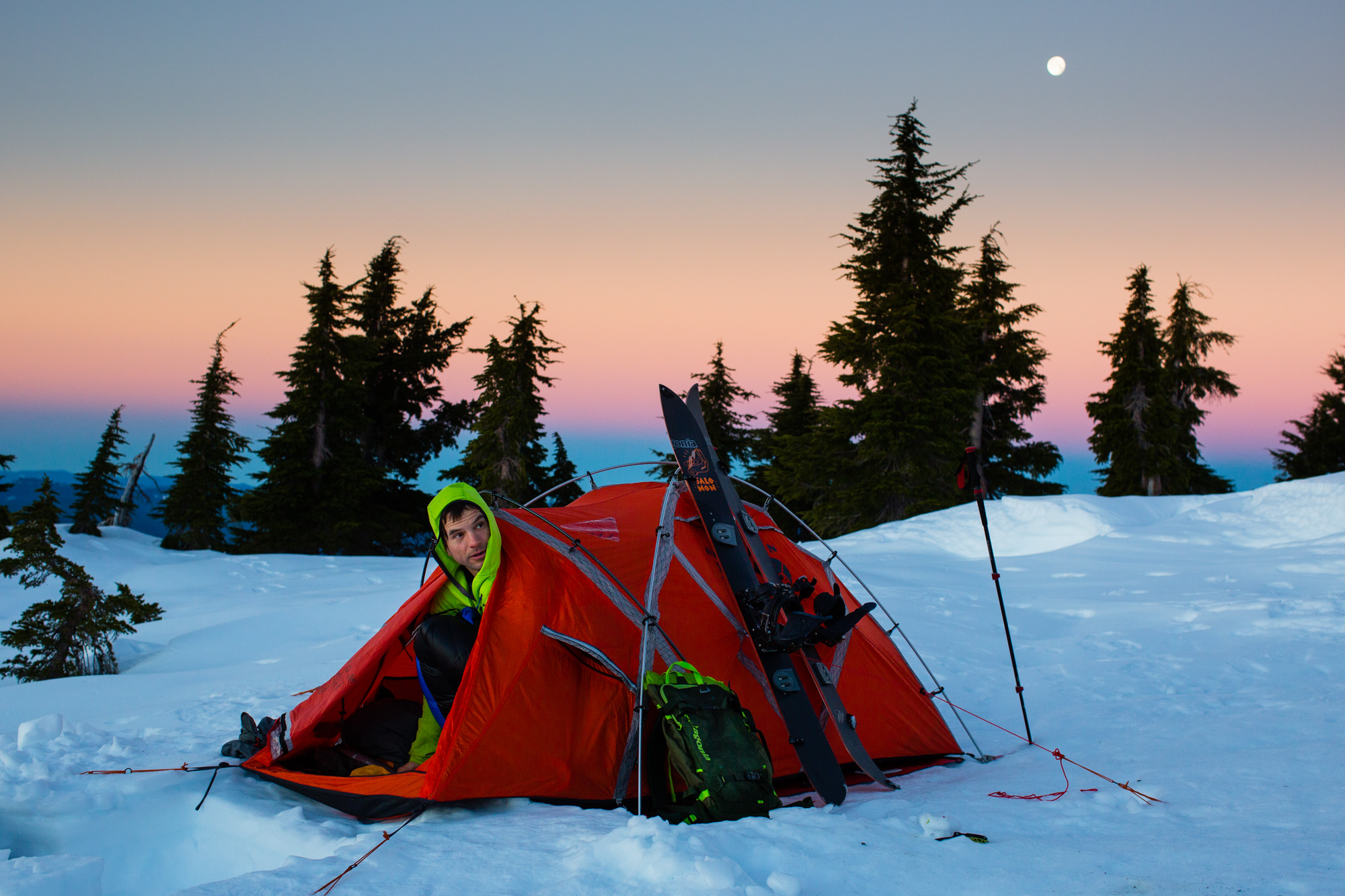 Winter Snow Camp | Oregon Travel and Outdoor Photographer 