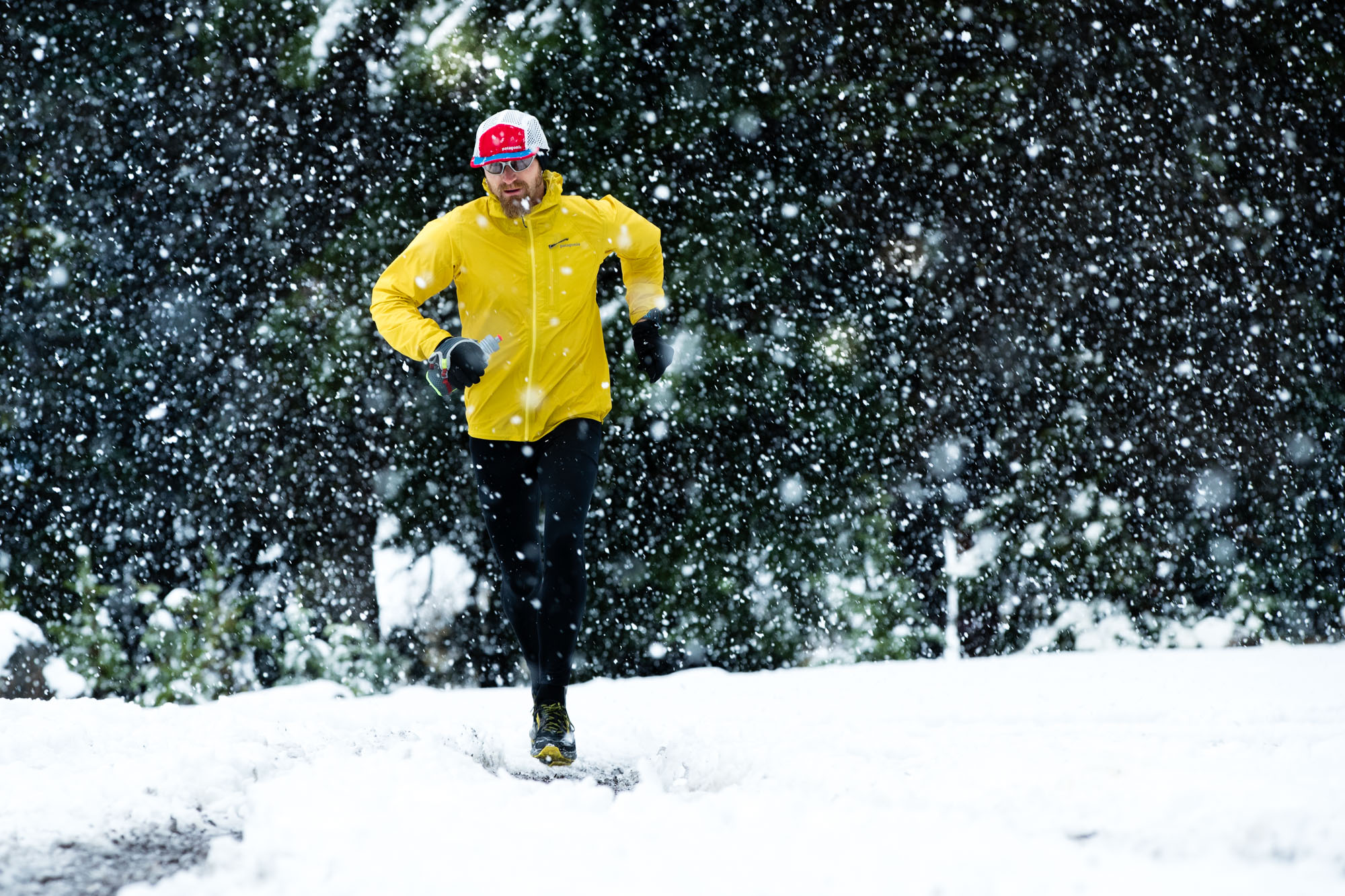 Trail Running Jeff Browning | Outdoor Winter Running Photography 