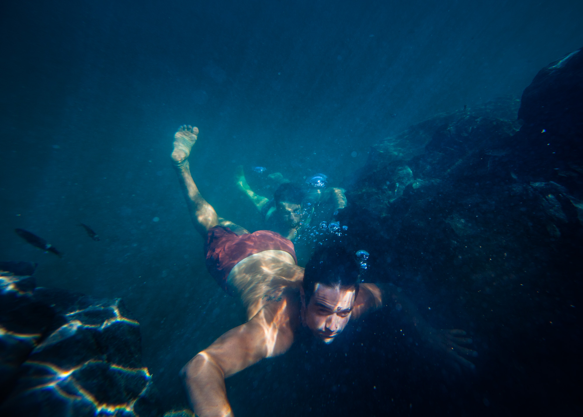 Underwater Outdoor Men