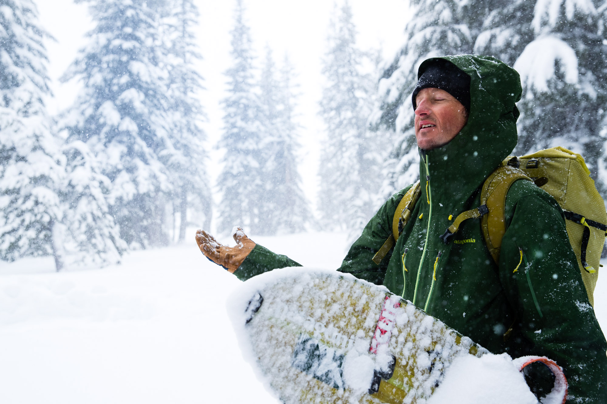 Snowboarder Forrest Shearer 